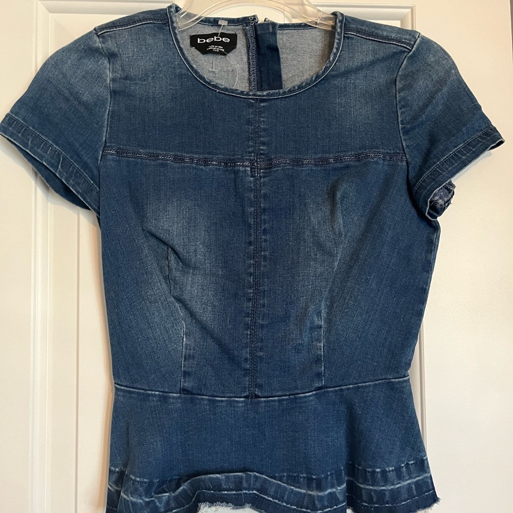 Denim top